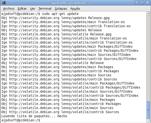 Desactivar búsqueda de aplicaciones en DVD de instalación de Debian
