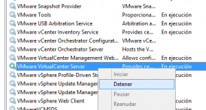 Liberar espacio de eventos y estadísticas en BD SQL Server de VMware vCenter