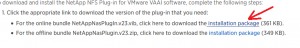 Descargar el fichero de instalación de NetApp NFS Plug-in of VMware VAAI y colocar en carpeta VSC
