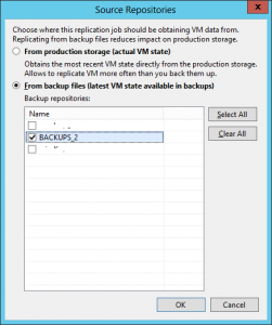 Mover trabajo de copia de seguridad de repositorio en Veeam Backup & Replication