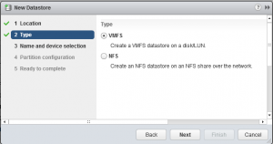Presentar LUN en VMware (vCenter) a todos los hosts ESX, crear datastore