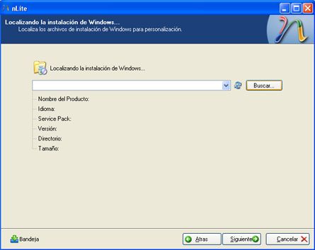 Añadir drivers - controladores al CD de Windows XP Professional - Ejecución de nLite para integrar los controladores