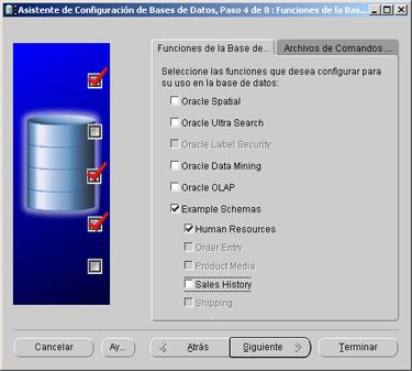 Cómo crear una base de datos en Oracle 9 utilizando el asistente que incorpora