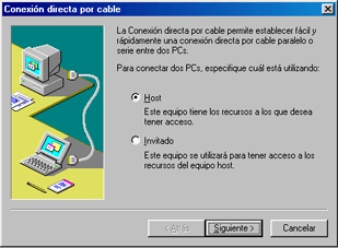 Cómo conectar dos equipos en red por el puerto paralelo LPT1 con Windows 98 y Windows XP - Configuración del equipo host con Windows 98 SE