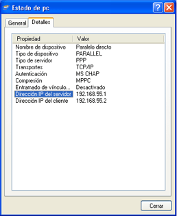 Cómo conectar dos equipos en red por el puerto paralelo LPT1 con Windows 98 y Windows XP - Configuración del equipo invitado con Windows XP Professional