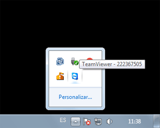 Instalar TeamViewer Host en el equipo de sobremesa con Microsoft Windows 7