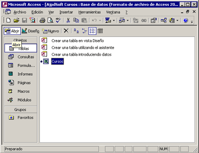 Consultas e informes desde Microsoft Access a Excel - Creación base de datos y vinculación con Excel en Access 2003
