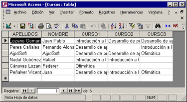 Consultas e informes desde Microsoft Access a Excel - Creación base de datos y vinculación con Excel en Access 2003