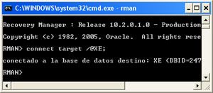 Copia de seguridad de una Base de datos Oracle con RMAN en una ubicación