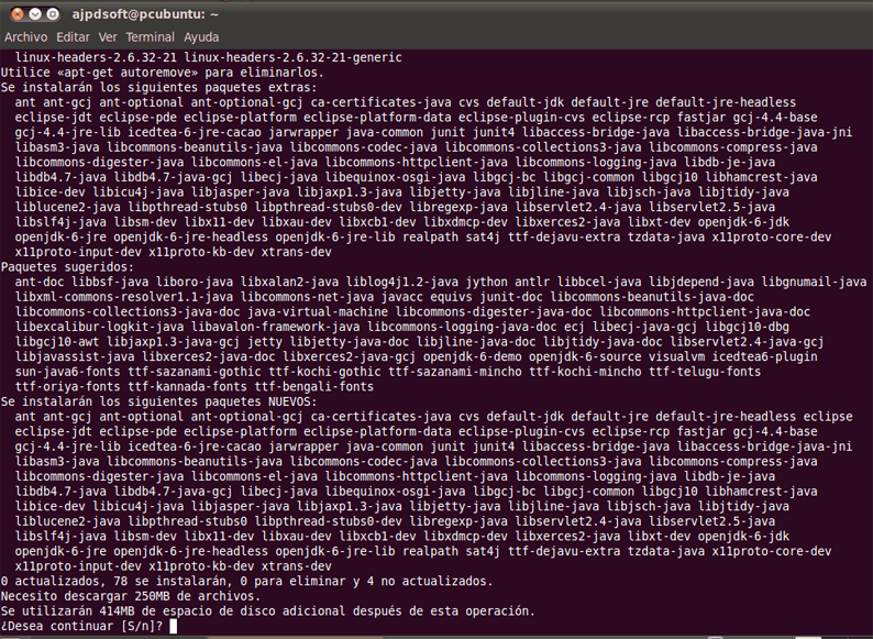 Instalar Eclipse en GNU Linux Ubuntu 10.10