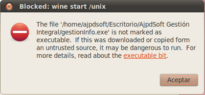 Ejecutar aplicación Windows en GNU Linux con Wine