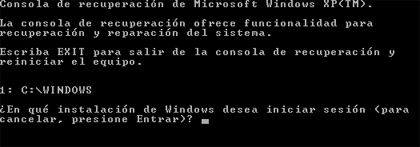 Cómo eliminar manualmente los ficheros y carpetas que Windows XP no puede eliminar desde el modo gráfico