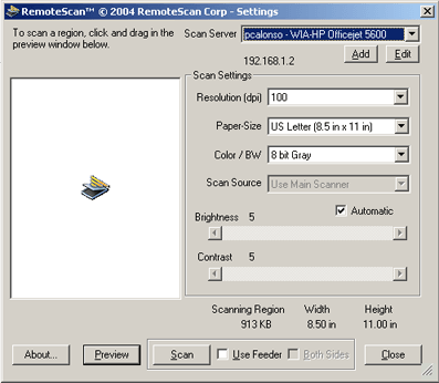 Escanear o digitalizar en entornos Terminal Server de Windows - Probando el escáner remoto en Windows Server 2003 con Terminal Server