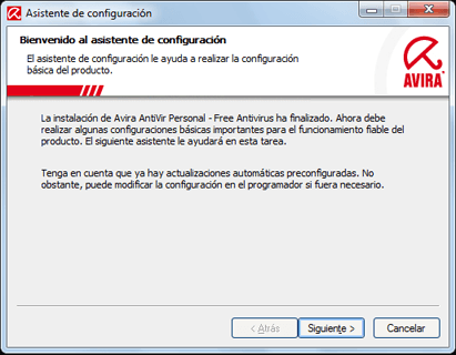 Instalación y testeo de Avira AntiVir Personal - FREE Antivirus en Windows 7