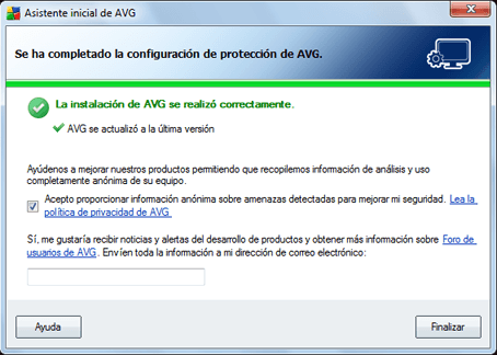Instalación y testeo de AVG Anti-Virus Free 9.0 en Windows 7