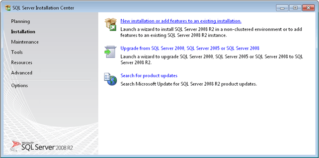 Descarga e instalación de Microsoft SQL Server 2008 R2 Express en Windows 7