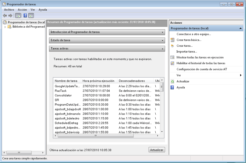 Programar copias de seguridad automáticas de SQL Server 2008 R2