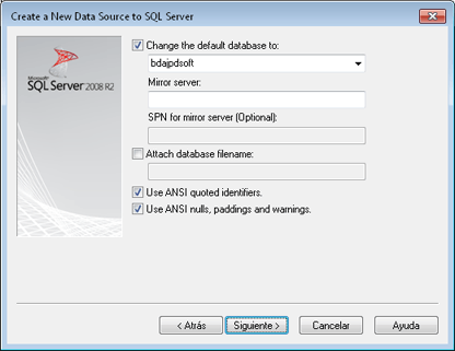 Acceso mediante Delphi a Microsoft SQL Server 2008 R2 y ODBC