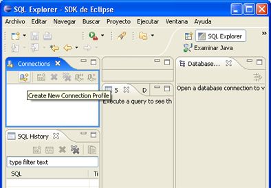 Instalar Eclipse SQL Explorer en Eclipse Java