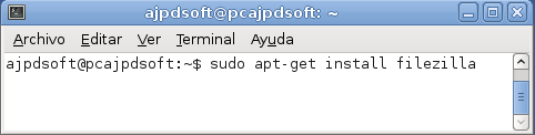 AjpdSoft Instalar el cliente FTP Filezilla en GNU Linux Debian