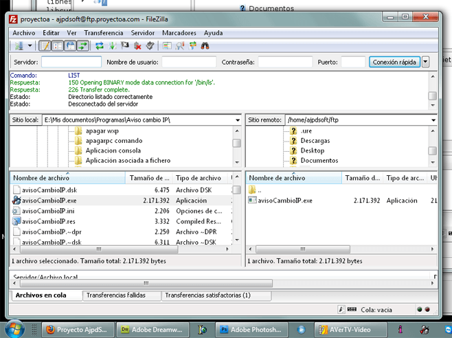Acceso a un servidor FTP para subir y descargar ficheros con FileZilla en Linux