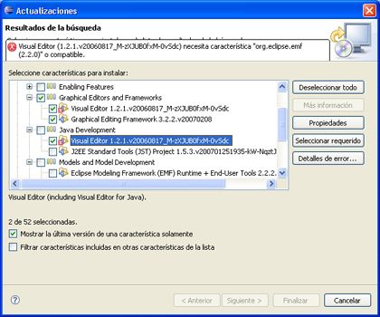 Instalar y trabajar con la clase Visual Editor de Eclipse (Java)