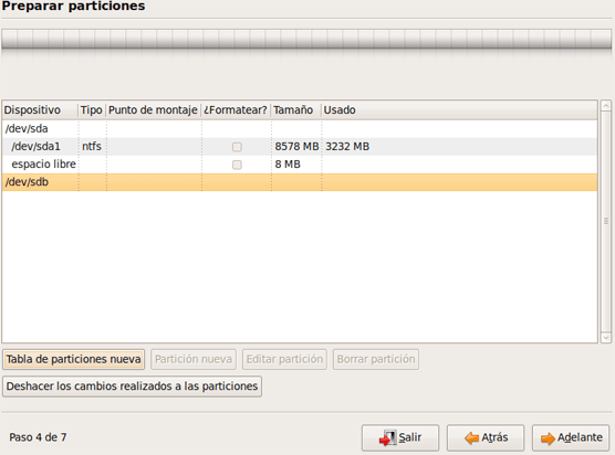 Instalar GNU Linux Ubuntu 9.04 - Particionamiento