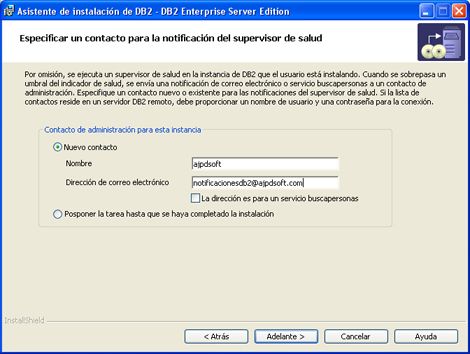 Instalar IBM DB2 Universal Database en Windows XP
