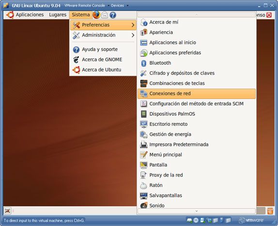 Instalar GNU Linux Ubuntu 9.40 Beta virtualizado con VMware Server 2.0 - Instalación GNU Linux Ubuntu