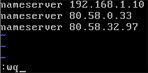 Editando el fichero resolv.conf para configurar las DNS - Instalación de Linux Ubuntu Server 8.04.1