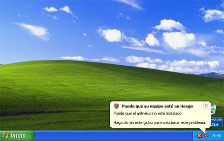 Escritorio de Windows XP SP3 - Instalación de Windows XP SP3