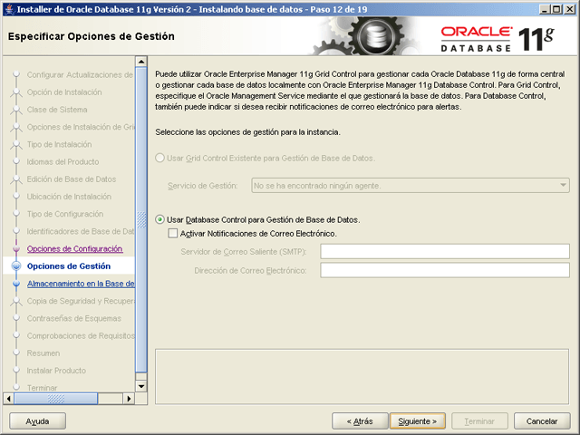 Instalar Oracle Database 11g Release 2 Enterprise Edition 64bits en Microsoft Windows Server 2003 R2 Enterprise x64 Edition en modo Clase de Servidor