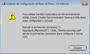 Gestión Automática de Almacenamiento (ASM) en Oracle 11g 