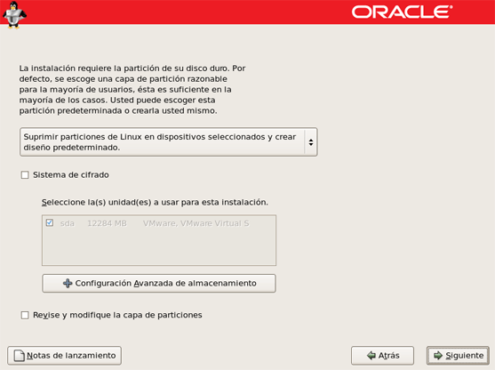Instalar Oracle Enterprise Linux virtualizado con VMware Server