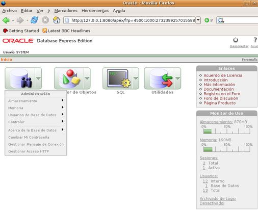 Instalar Oracle Database 10g Express Edition XE en Linux Ubuntu 6.06