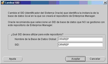 Instalación y configuración de Oracle Management Server