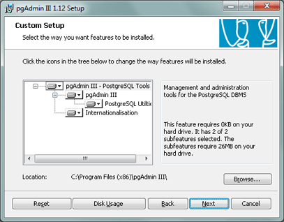 Instalar pgAdmin en Microsoft Windows 7 para administrar PostgreSQL