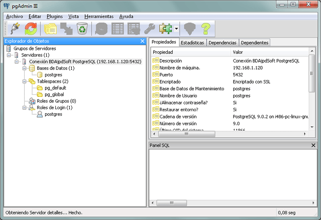 Instalar pgAdmin en Microsoft Windows 7 para administrar PostgreSQL