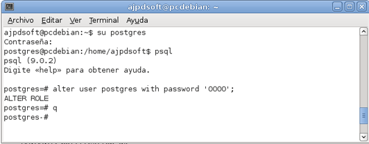 Instalar PostgreSQL 9 en GNU Linux Debian 5