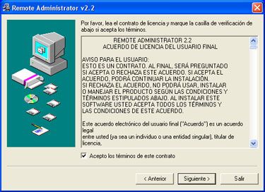Instalar Remote Administrator en Windows XP 64 Bit