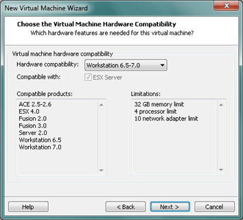Instalar y testear Google Chrome OS virtualizado con VMware Workstation sobre Windows 7 - Crear y preparar la máquina virtual en VMware Workstation 7.0.1