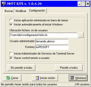 AjpdSoft Información Usuarios Terminal Server