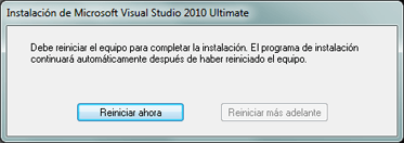 Descargar e instalar Microsoft Visual Studio 2010