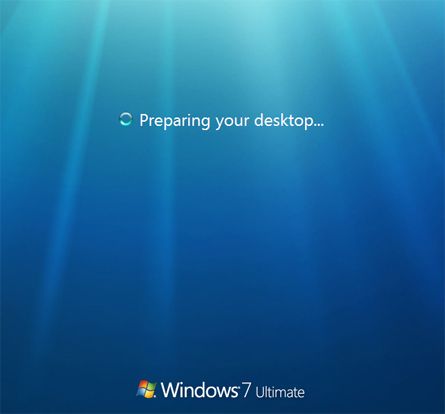 Instalar Microsoft Windows 7 Ultimate Beta 1 - Preparando el escritorio
