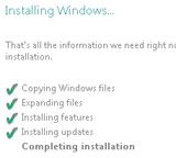 Progreso de instalación - Windows Vista Beta 2