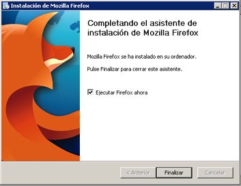 Instalamos un navegador de Internet (Mozilla Firefox)