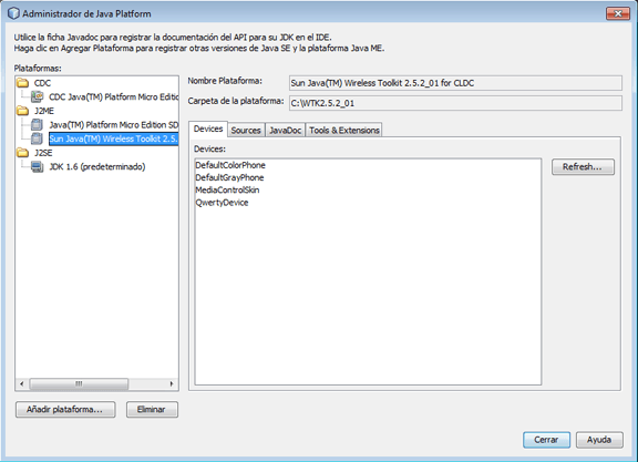 Instalación de Sun Java Wireless Toolkit 2.5.2_01