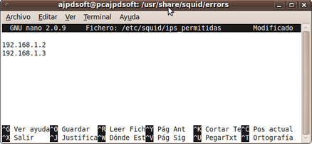 Instalación y configuración de Squid en GNU Linux Ubuntu para hacerlo servidor proxy