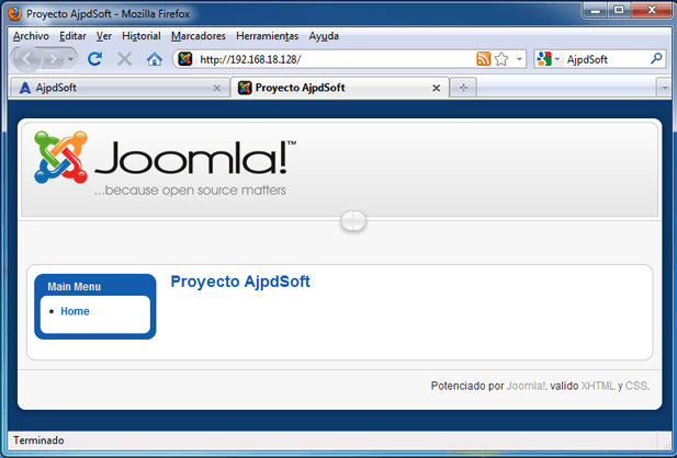 Montar un servidor web y un sitio web en un equipo con Windows 7 con AppServ y Joomla - Configuración de Apache para establecer Joomla! como página de inicio de nuestro servidor web 