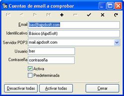 Software Libre AjpdSoft Comprobar E-Mail y AntiSpam - Cuentas de email